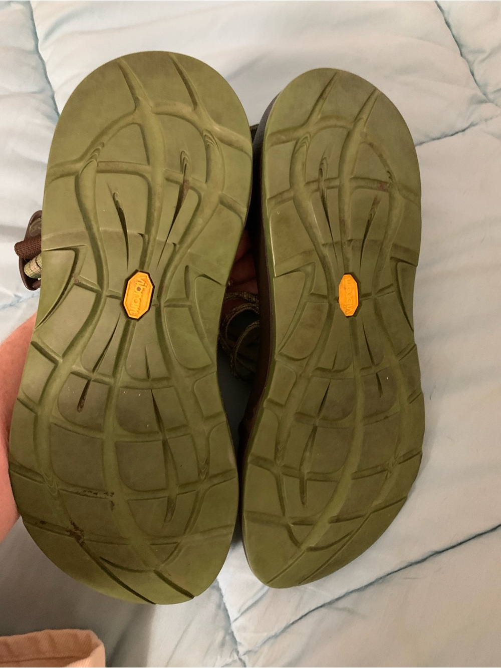 Teva Green Strappy Women's Sandals - Picture 2 of 2